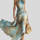 Desirè - Glamouröses Kleid mit Animal-Print