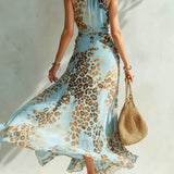 Desirè - Glamouröses Kleid mit Animal-Print