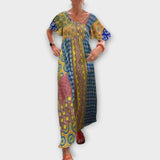 Melania - Buntes Boho-Kleid mit Ethno-Muster