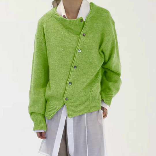 Cathy - Beiger lässiger Cardigan