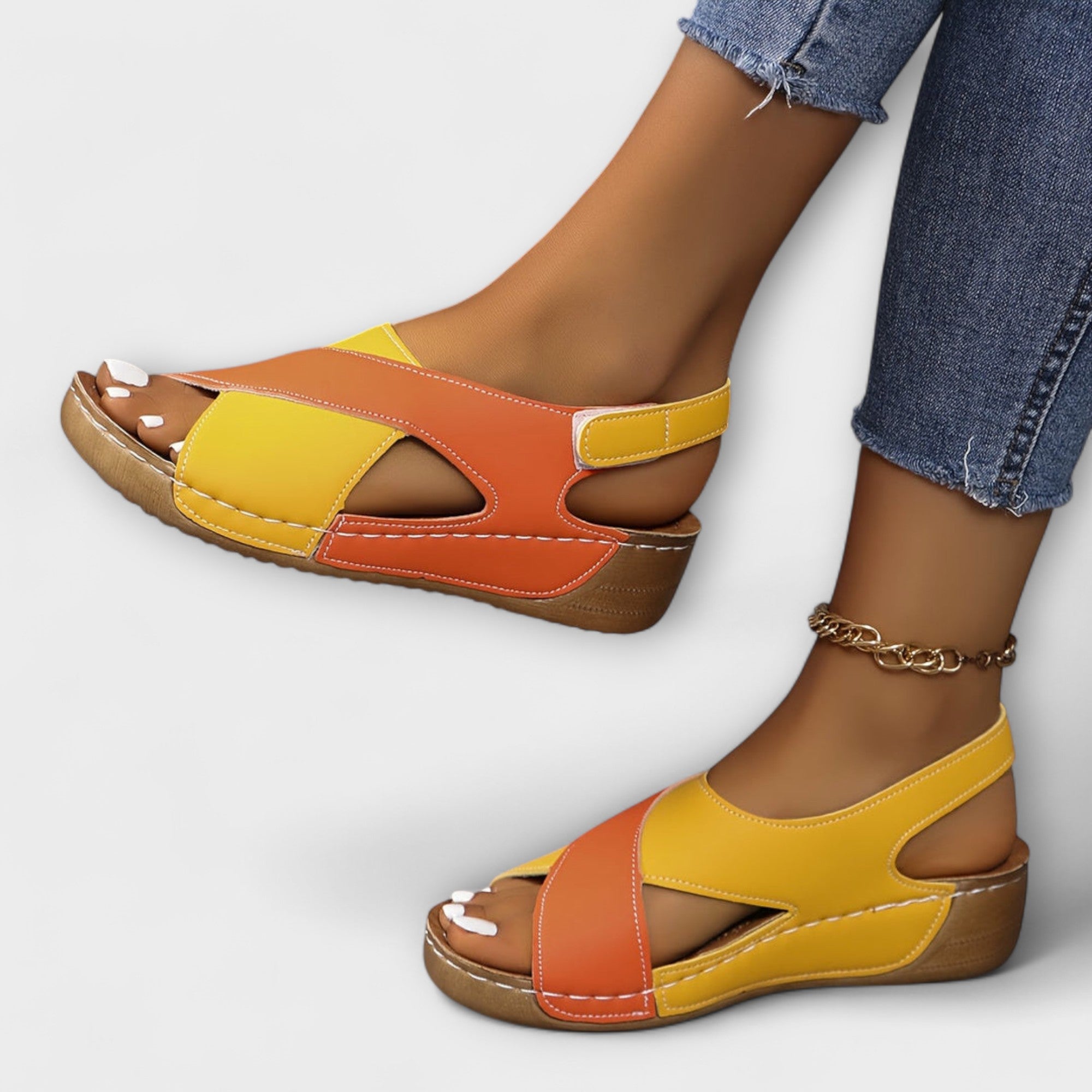 Adelgund - Atmungsaktive Wander-Sandalen