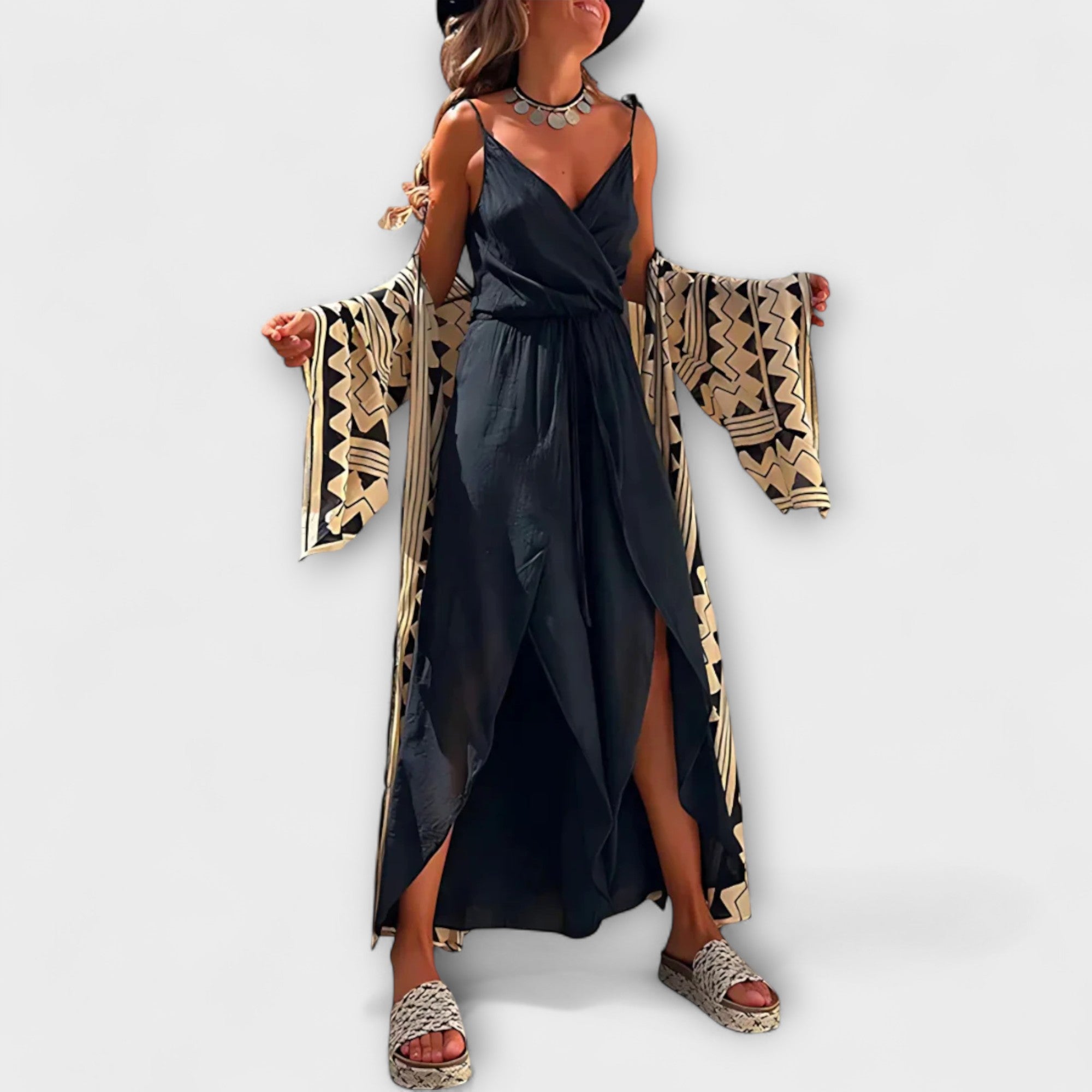 Anna - Donatila Seitenschlitz Jumpsuit
