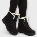 Helga - Warme Schnür-Winterstiefel