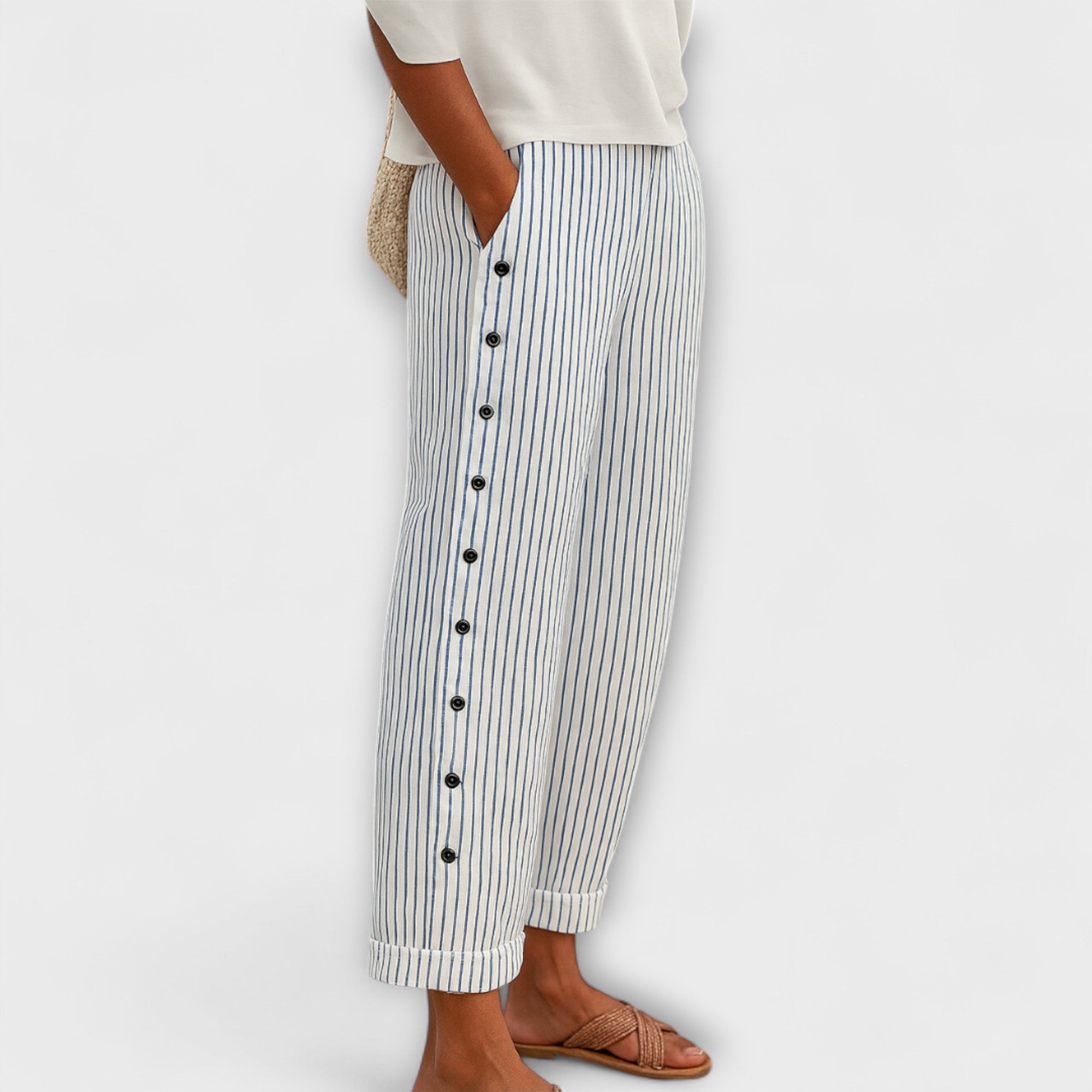 Wilma - Gestreifte Freizeithose