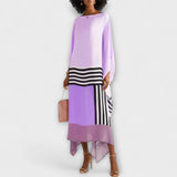 Elenora - Lockerer Kaftan mit geometrischem Muster