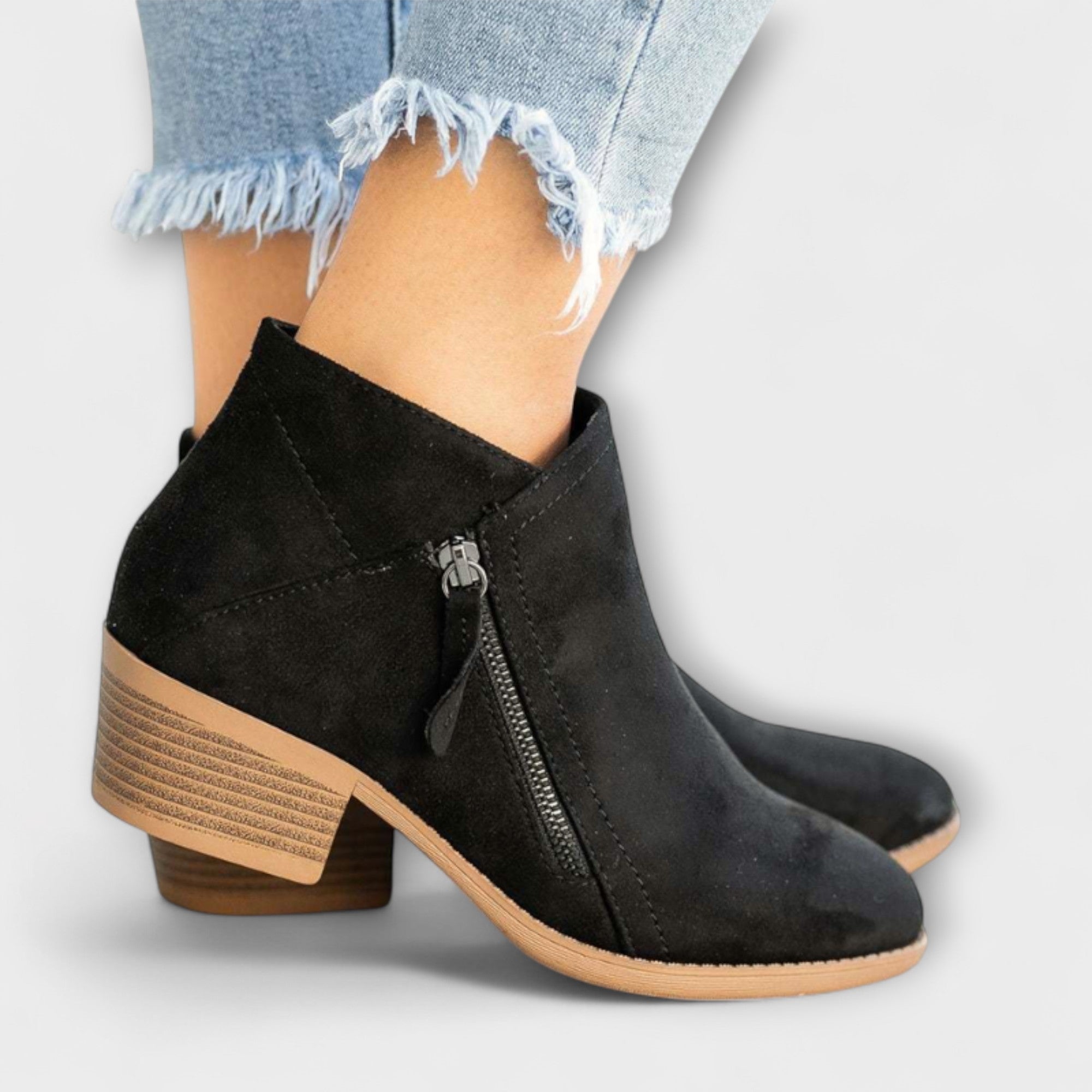 Wilma - Stiefelette mit Breitem Absatz