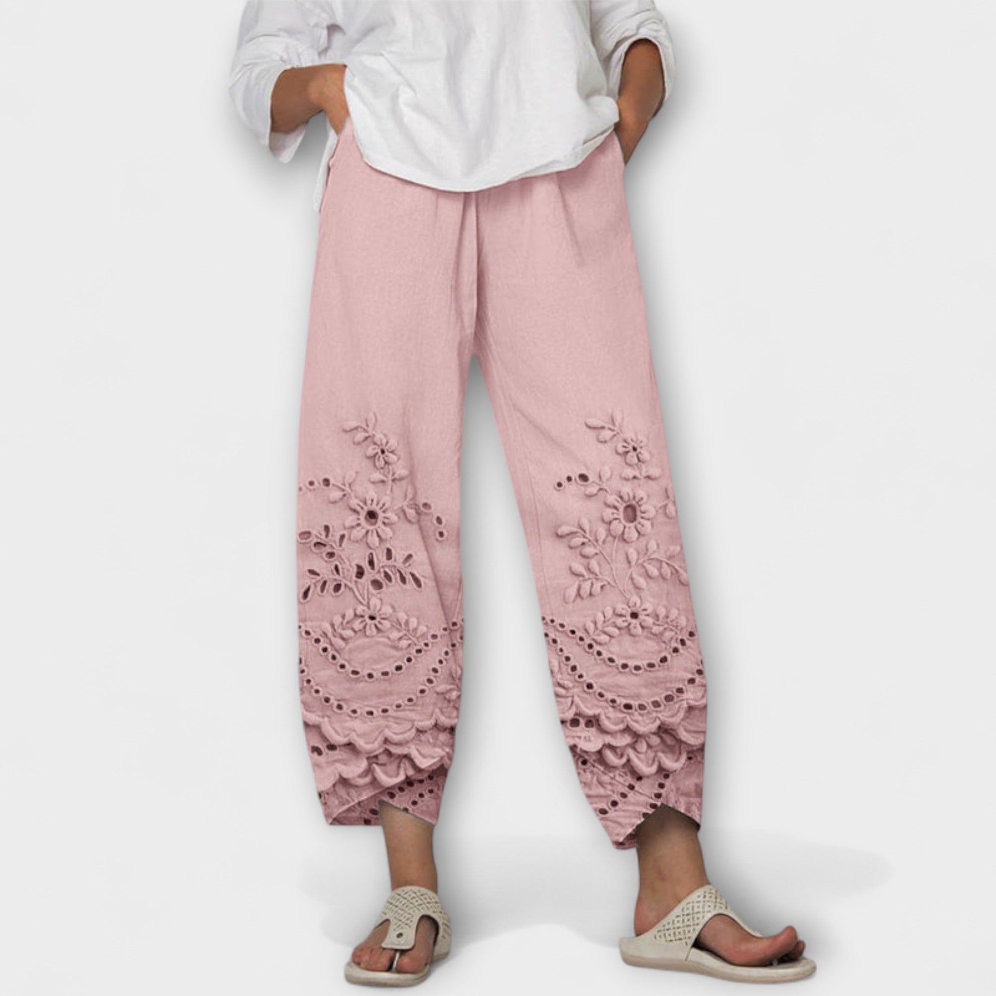 Trudel - Elegante Spitzenhose