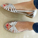 Eleonora | Goldene Sommer-Sandalen