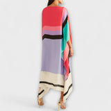 Elenora - Lockerer Kaftan mit geometrischem Muster