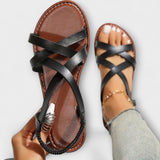 Edeltraud - Sandalen mit Kreuzriemen
