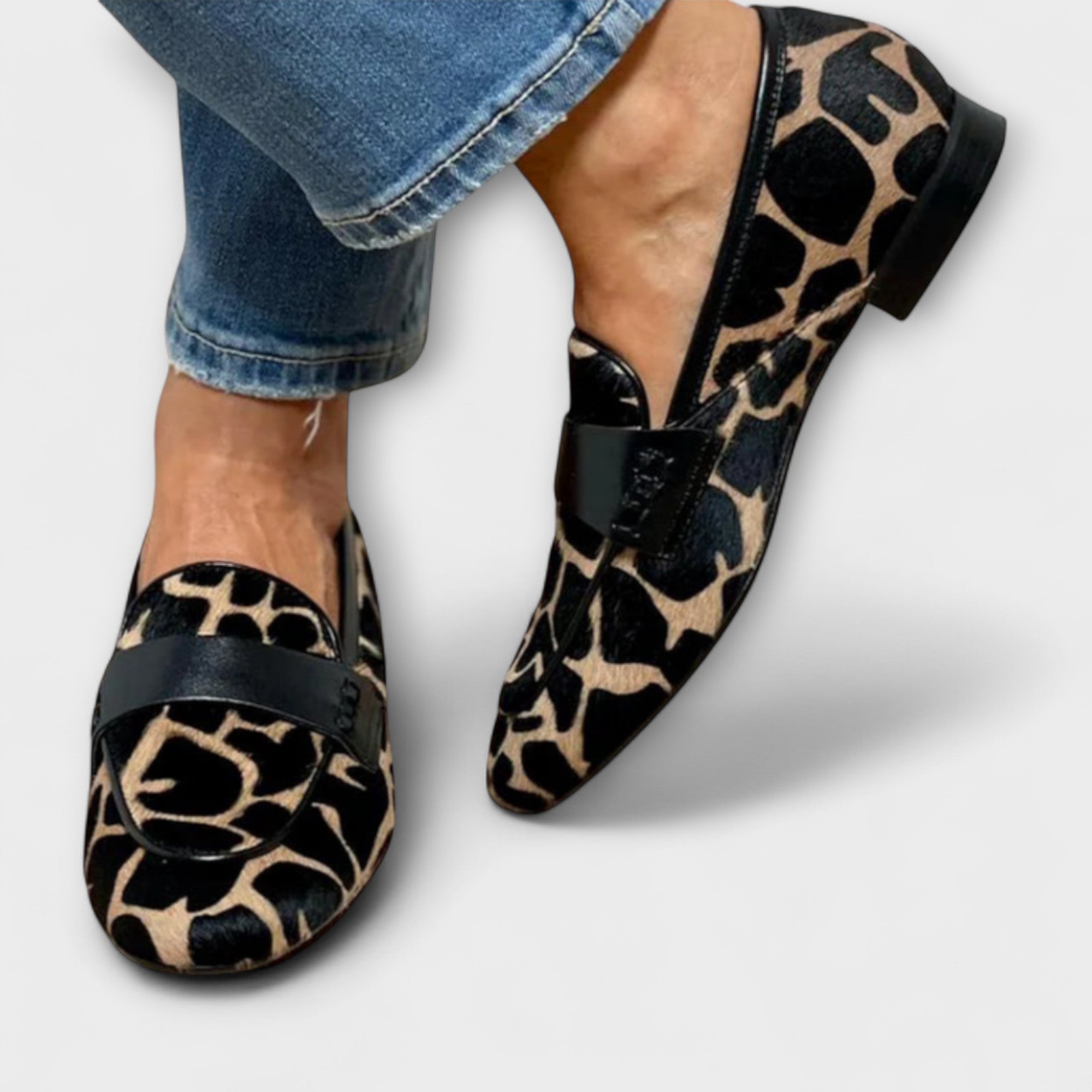 Adelinde - Leoparden-Slipper