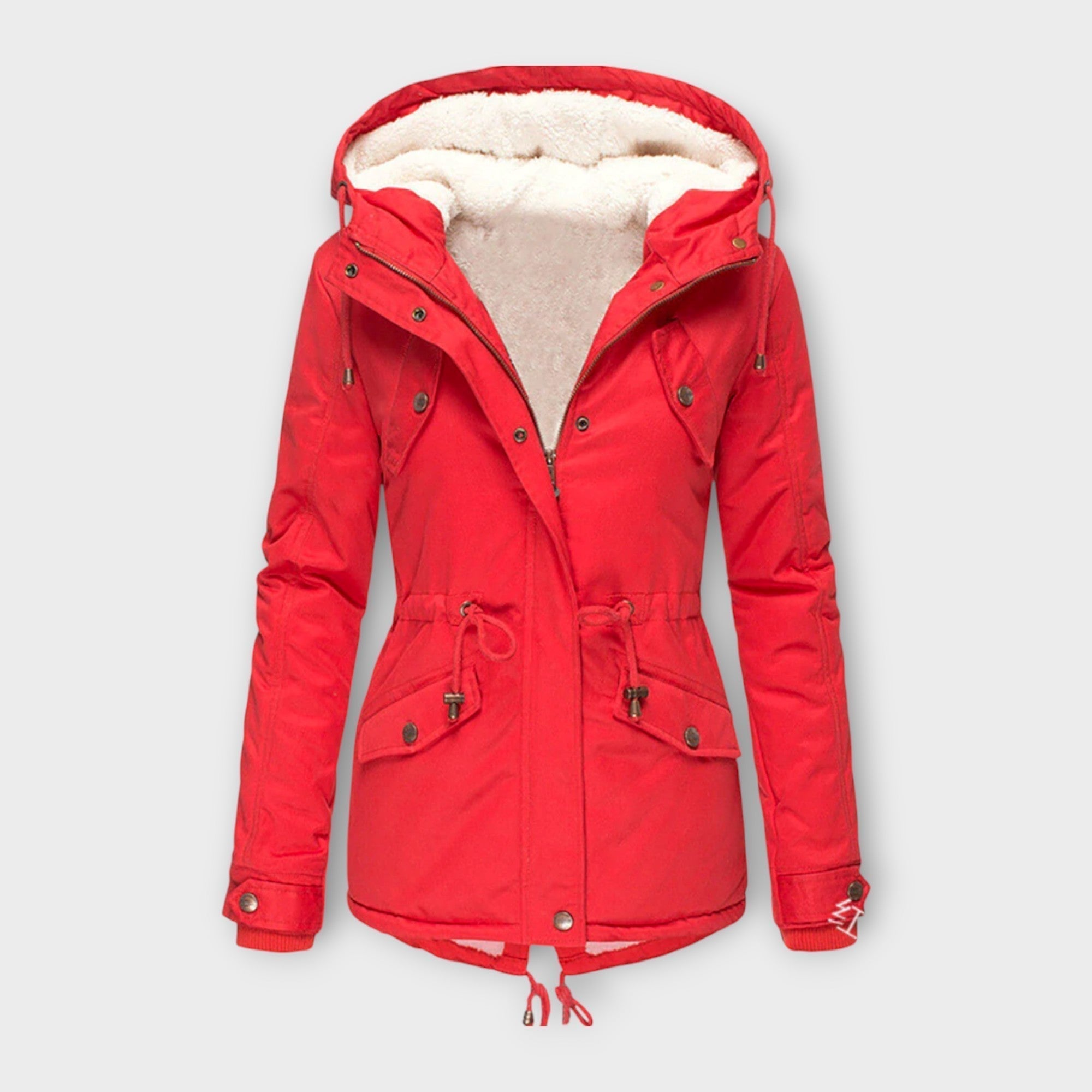 Mori - Schwarze Winterjacke mit Kapuze
