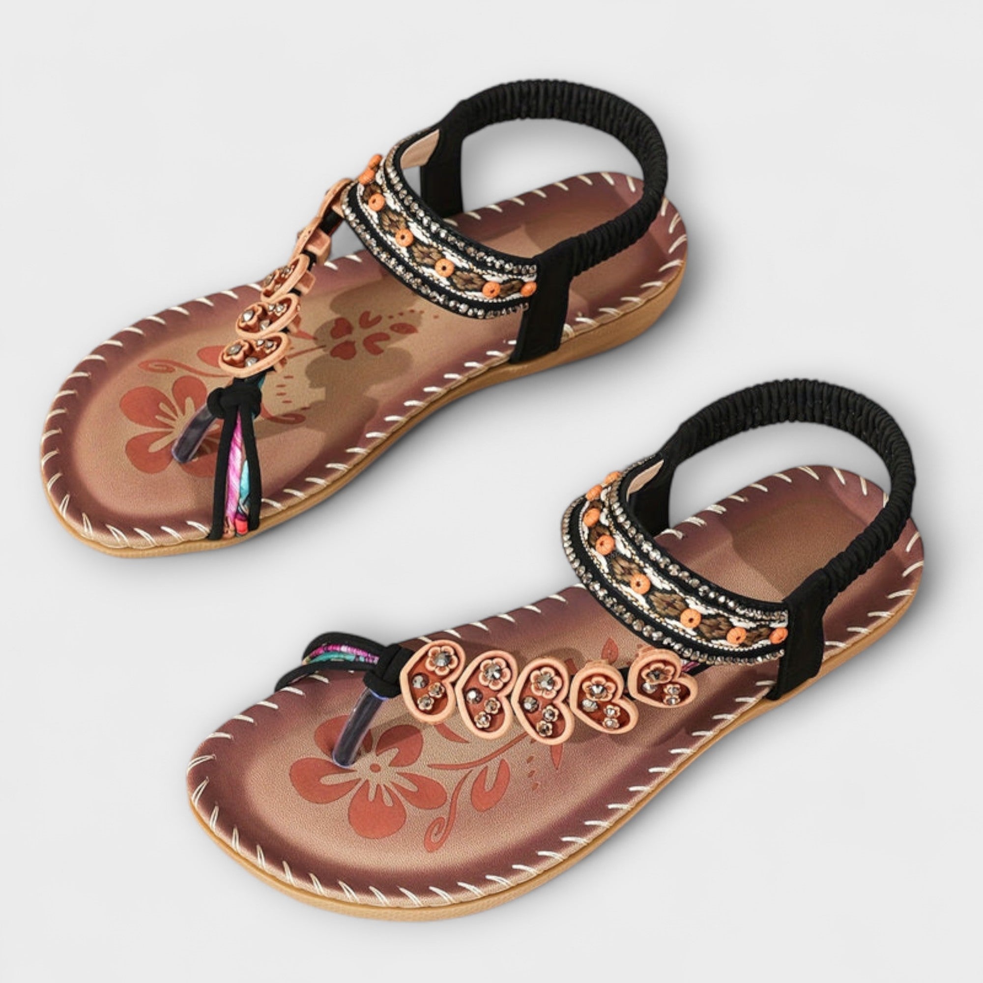 Apollonia - Boho-Sandalen mit Zehensteg