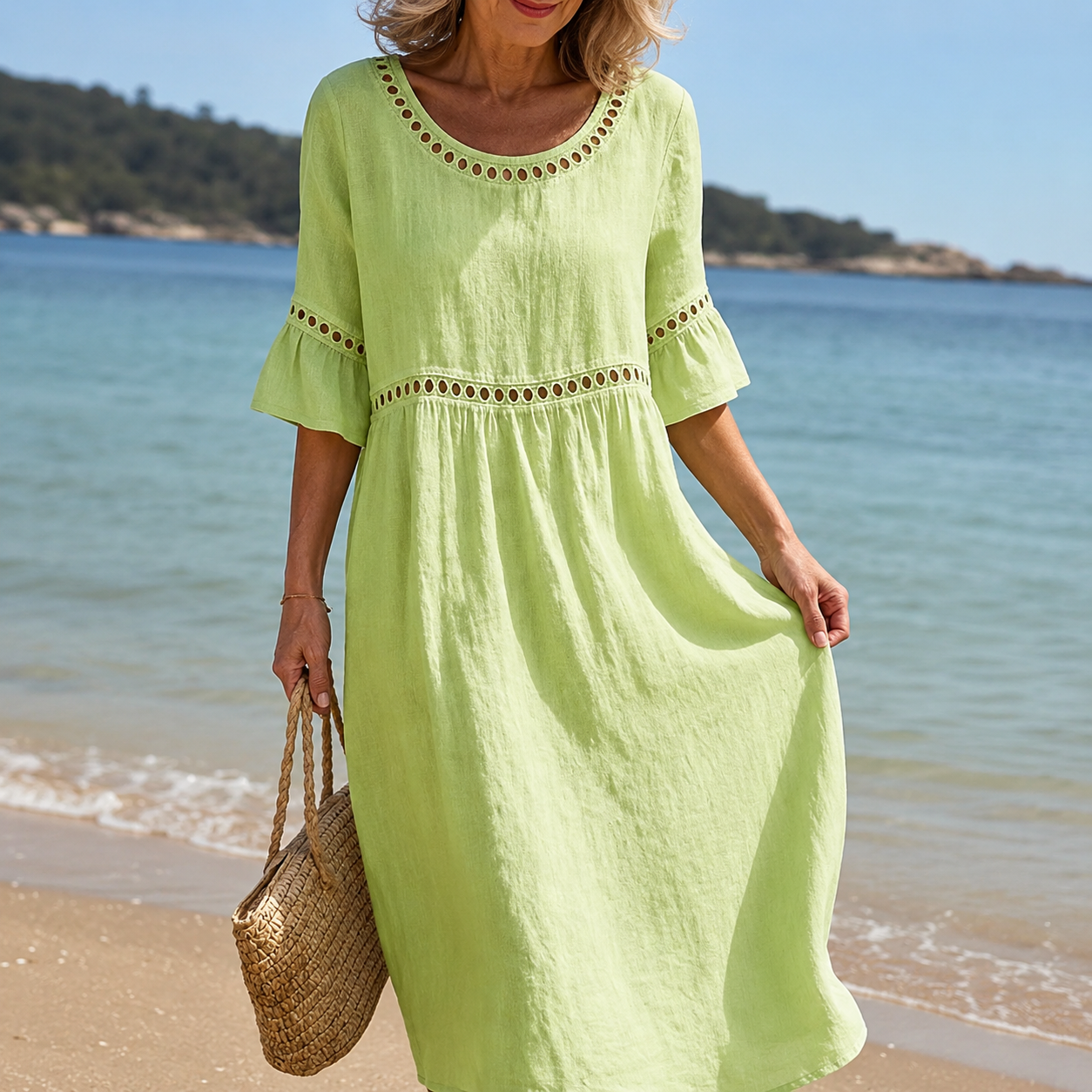 Hélène - Langes Kleid mit schmeichelnder Passform