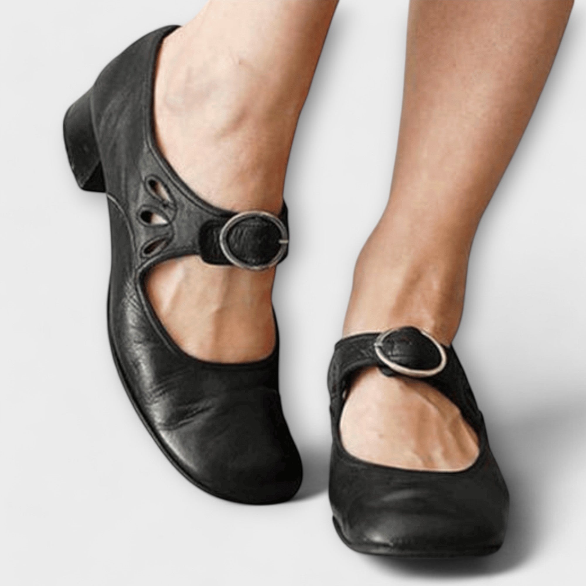 Apollonia - Bequeme Leder-Spangenschuhe