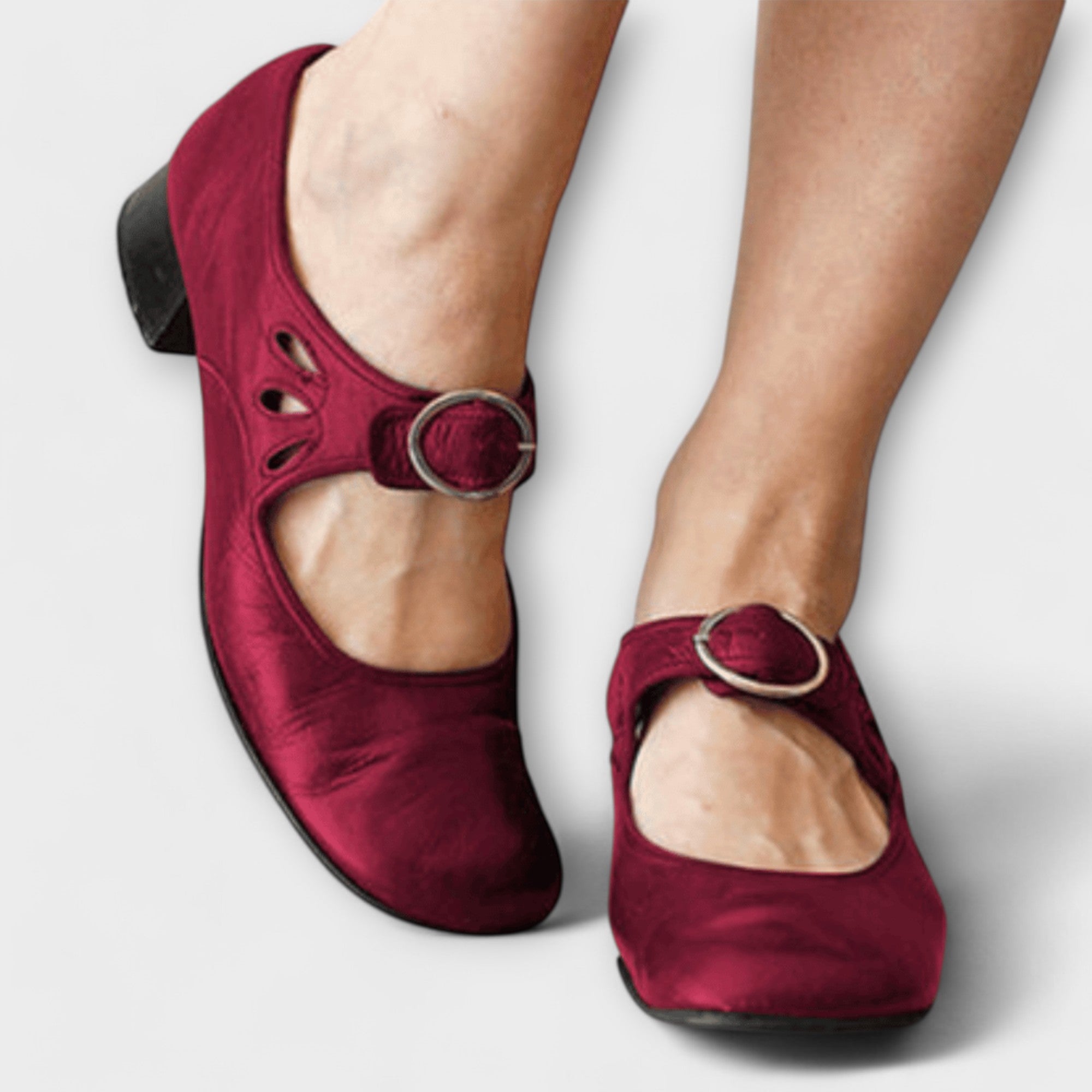Apollonia - Bequeme Leder-Spangenschuhe