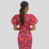 Juliette - Kleid mit plissierten Ärmeln
