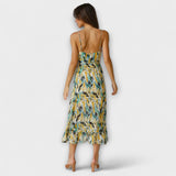 Thekla - Buntes elegantes Sommerkleid mit Print