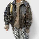 Frauke - Vintage-Jeans mit Leopardenmuster