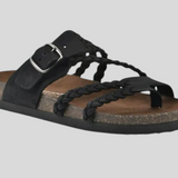Aurora - Anatomische Korksandalen mit Flechtdesign
