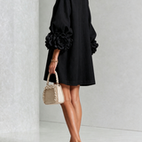 Anita - Elegantes Minikleid mit Rosendetails