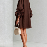 Anita - Elegantes Minikleid mit Rosendetails