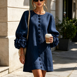 Anita - Elegantes Minikleid mit Rosendetails