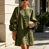 Anita - Elegantes Minikleid mit Rosendetails