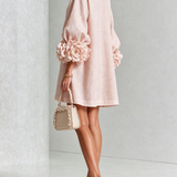 Anita - Elegantes Minikleid mit Rosendetails