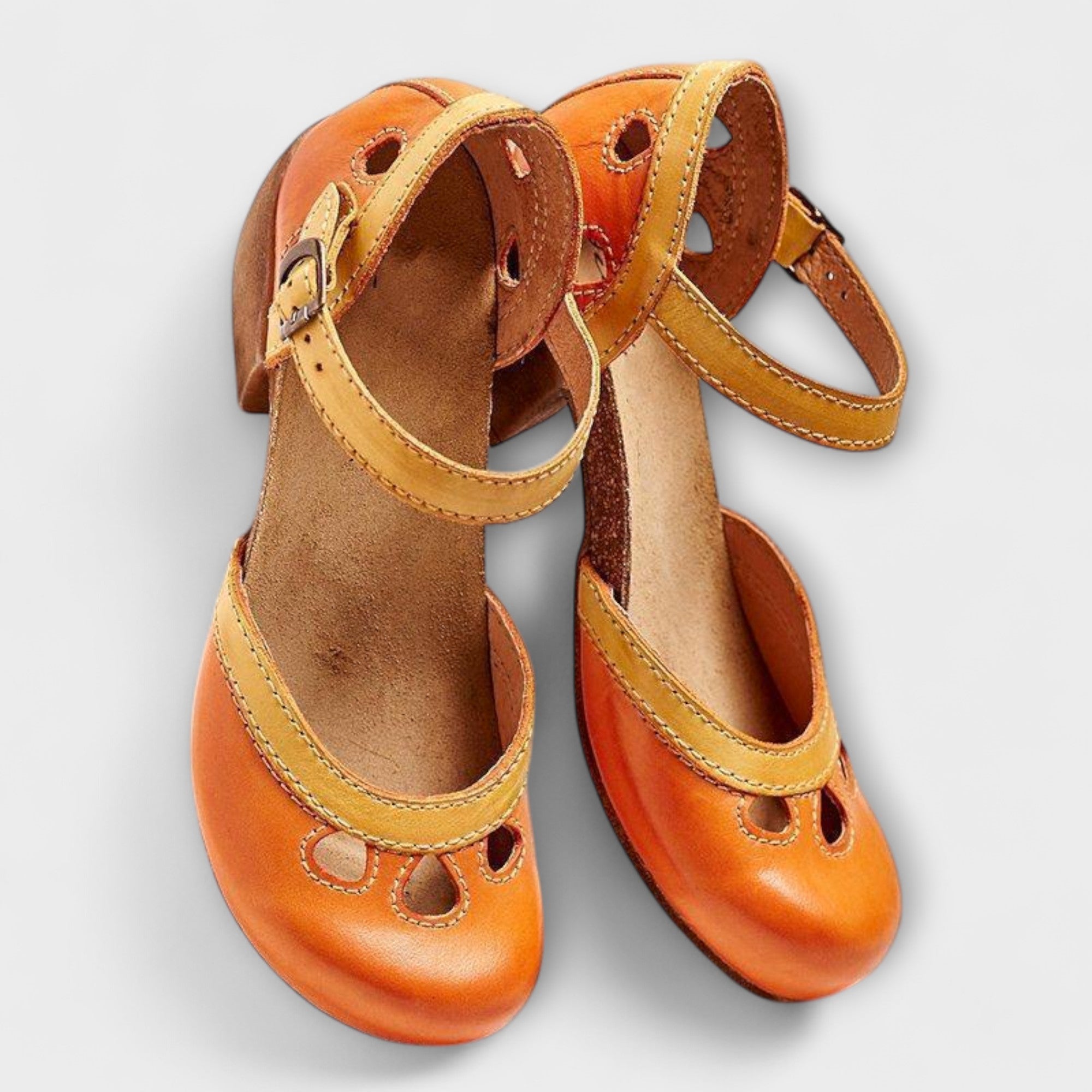 Adelinde - Sandalen mit Reissverschluss in Blau