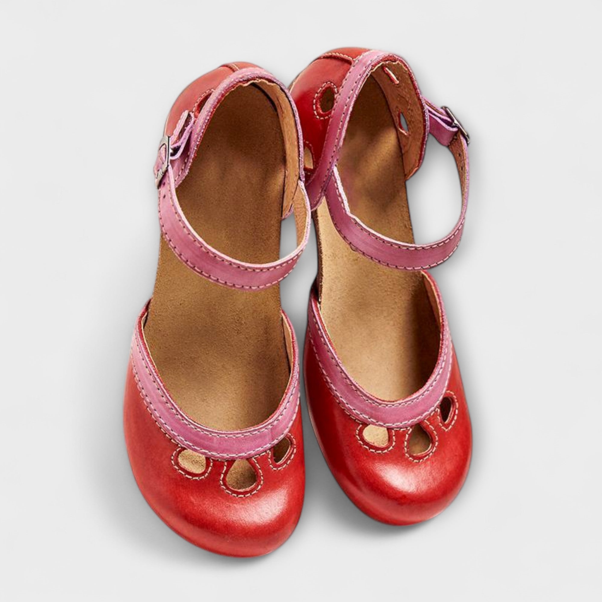 Adelinde - Sandalen mit Reissverschluss in Blau