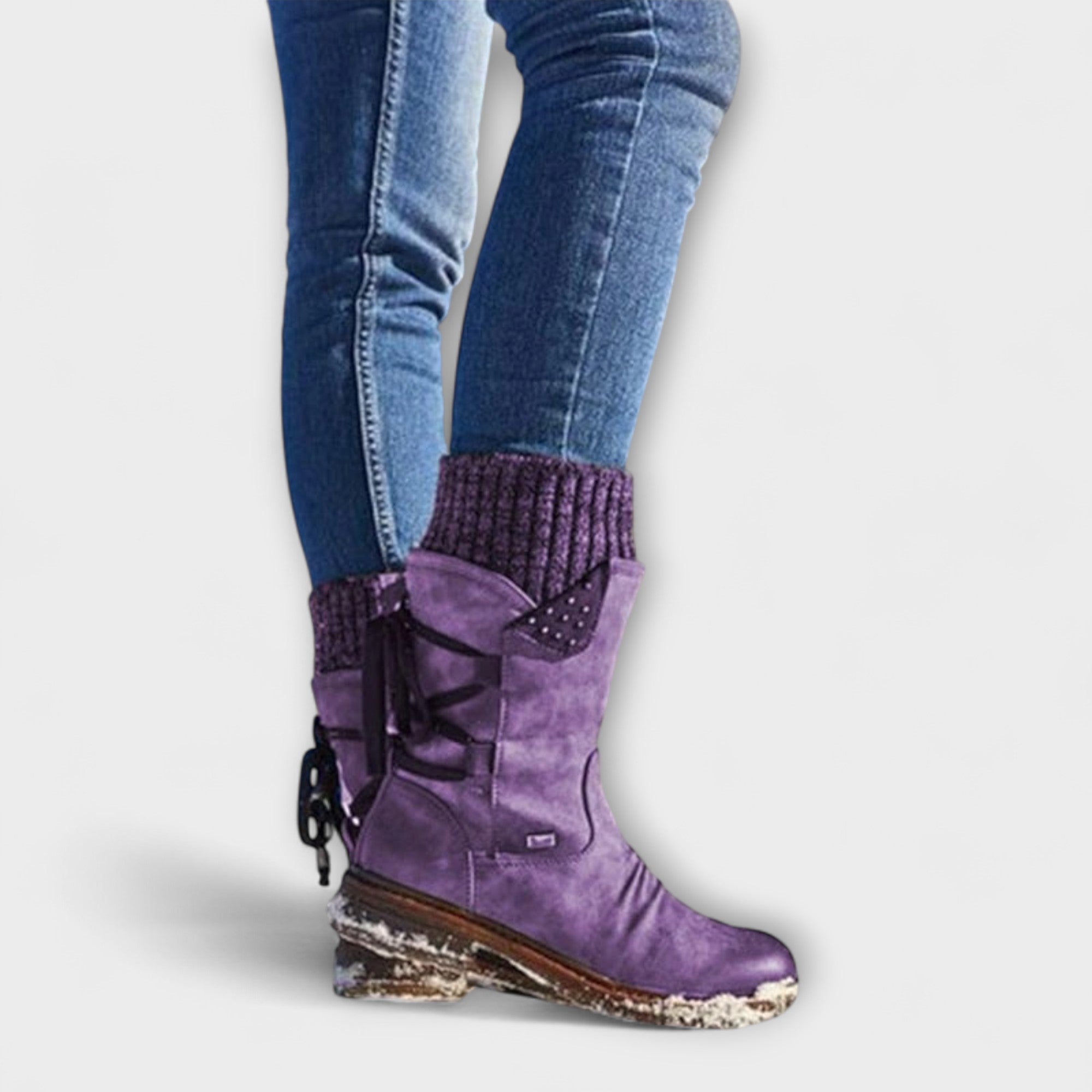 Wendelgard - Wadenhohe Winterstiefel