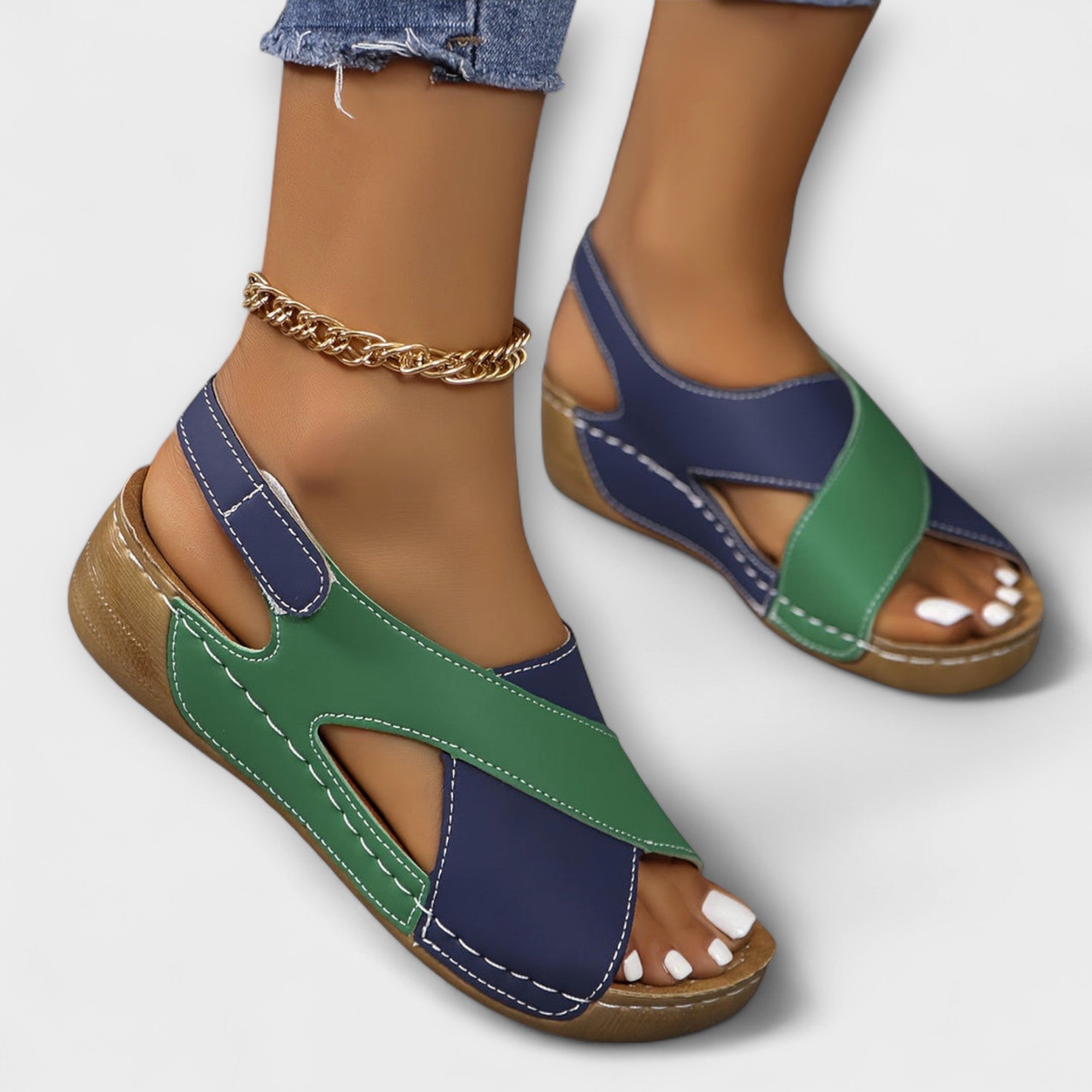 Adelgund - Atmungsaktive Wander-Sandalen