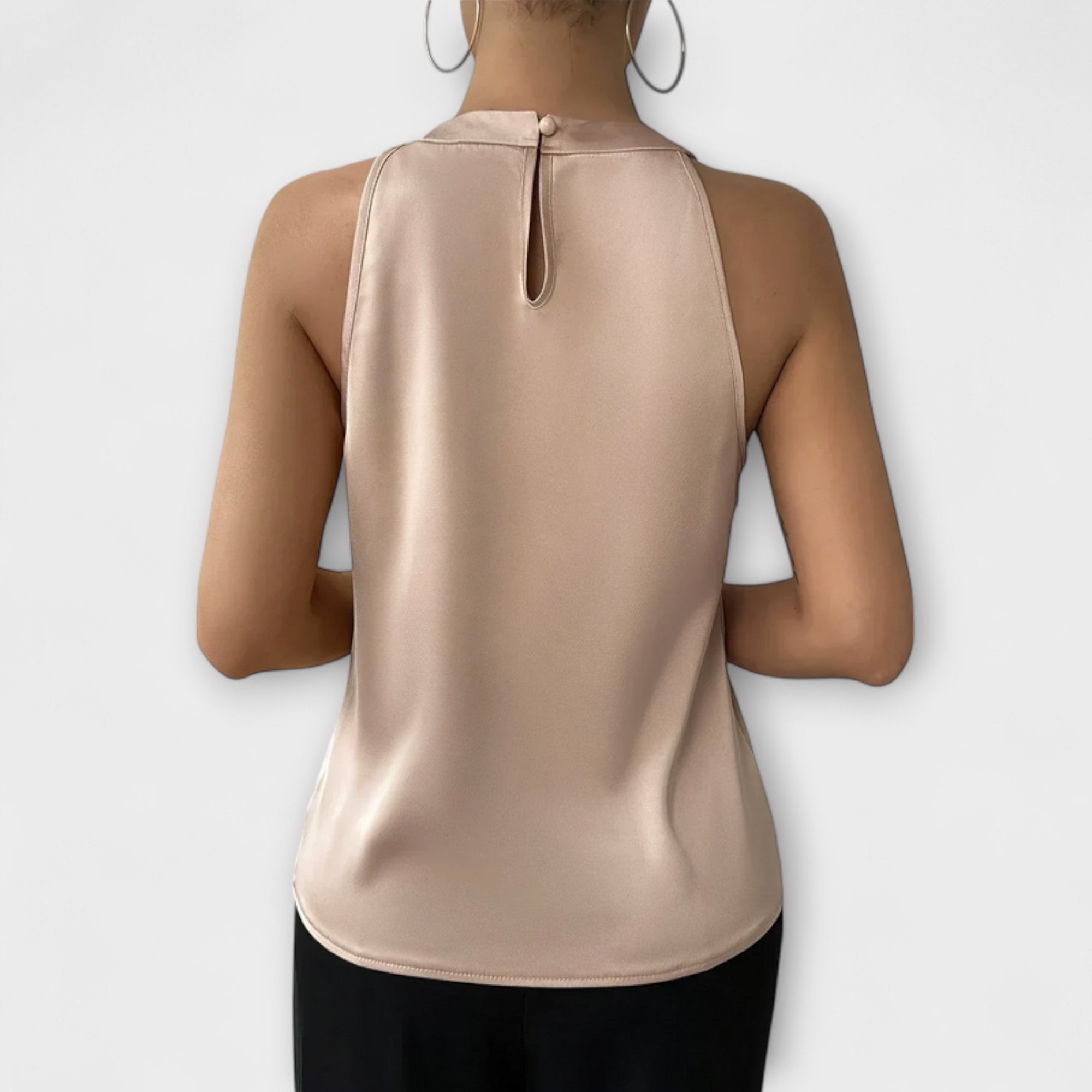 Skye - Champagnerfarbenes Off-Shoulder-Top