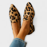 Liselott - Leoparden-Loafer mit Spange