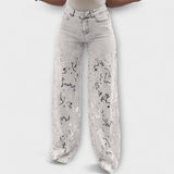 Adelgunde - Spitzen-Patchwork-Jeans